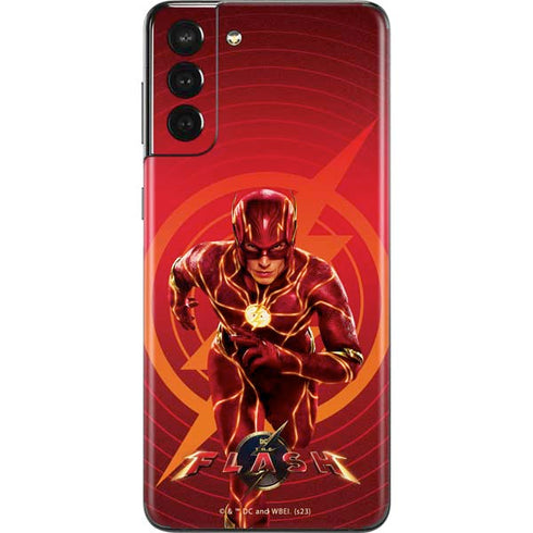 DC Comics The Flash Movie: Flash in Motion Galaxy S21 Plus 5G Skin